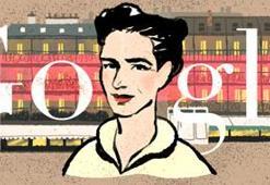 Simone de Beauvoir 'doodle' oldu