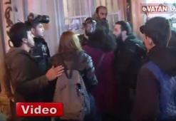 Kadın eylemciye polis dayağı!