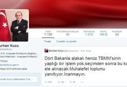 Bülent Arınç güne Twitter'dan başladı