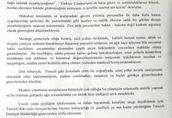İşte Tunceli Emniyet Müdürü’nün zehir zemberek istifa dilekçesi