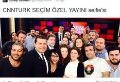 Yayın öncesi seçim selfie'si