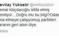 Kılıçdaroğlu istifa mı etti?