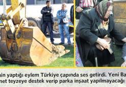 Kıymet teyzenin 'park' zaferi!