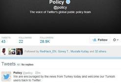 Twitter yasağı kalktı!
