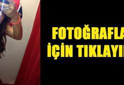 Soyunma kabininden fotoğraf paylaştı!