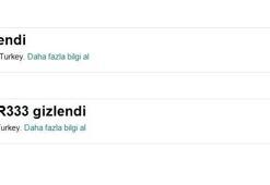 Flaş!.. Flaş!..  Ve engelleme başladı!