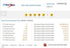 Şans topu sonuçları- 23 Nisan Şans Topu sonuçları