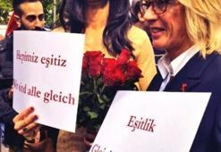O da Erdoğan'ı protesto etti!