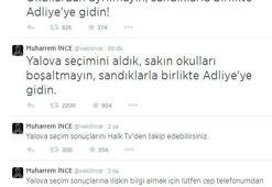 Muharrem İnce'den  özel istek!