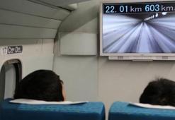 Hızlı tren Maglev Japonya'da hız rekoru kırdı