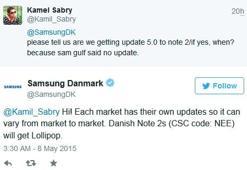 Galaxy Note II için Android 5.0 güncellemesi dağıtılacak