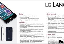 LG'den Windows Phone tabanlı telefon geliyor