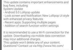HTC One Max için Lollipop güncellemesi yayınlandı