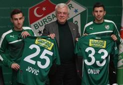 Bursaspor'da Jovic ve Onur imzaladı!