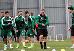 Bursaspor'da neşeli çalışma