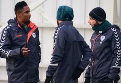 Atiker Konyaspor'da Eto'o ilk antrenmanına çıktı