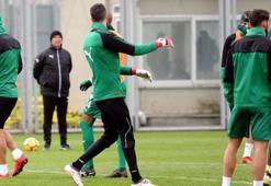 Bursaspor antrenmanında gerginlik