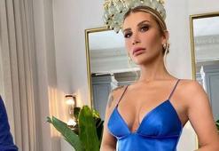 İrem Derici'den havuz başında poz!