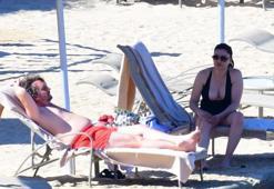 Nurgül Yeşilçay - Necati Kocabay çifti denizde aşka geldi