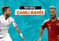 İtalya - Avusturya maçı Tek Maç ve Canlı Bahis seçenekleriyle Misli.com’da