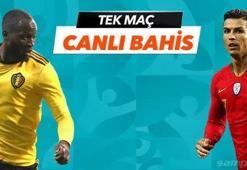 Belçika - Portekiz maçı Tek Maç ve Canlı Bahis seçenekleriyle Misli.com’da