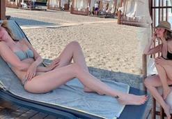 Demet Şener'in bikinili pozu olay oldu