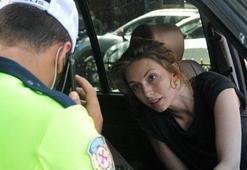 Yasemin Allen trafikte ceza yedi
