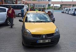 Korsan taksisine binen sivil polis çıktı! 'Yaktın beni'