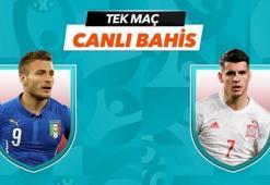 EURO 2020'de yarı final heyecanı! İtalya - İspanya maçı canlı bahis heyecanı Misli.com'da