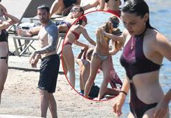 Alina Boz ve sevgilisi Mithat Can Özer tatilde! İskelede...