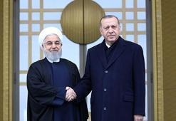 Cumhurbaşkanı Erdoğan, İran Cumhurbaşkanı Ruhani görüştü