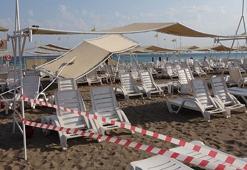 Antalya'da sahili 'hortum' vurdu, 6 turist yaralandı
