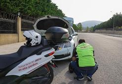 Motosikletle yol yardımına gelecek!
