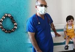 Ahmet bebeğin yuttuğu mıknatıs toplar, bağırsakları delinerek alındı