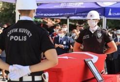 Şehit polis İbrahim Okçu son yolculuğuna uğurlandı