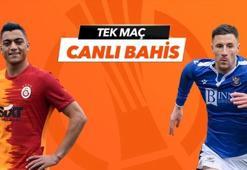 Galatasaray - St. Johnstone maçı tek Maç ve Canlı Bahis seçenekleriyle Misli.com’da!