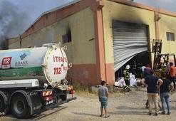 Adıyaman'da ekmek fabrikasında yangın