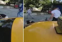 Taksim'deki kavgadan tepki çeken görüntüler!