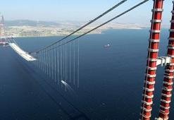 1915 Çanakkale Köprüsü'nün yolu göründü