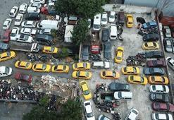 Yediemin otoparkları taksilerle doldu! Günlük 490 şikayet geliyor