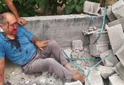 Markete giderken dehşeti yaşadı! Kamyondan düşen briketlerin altında kaldı