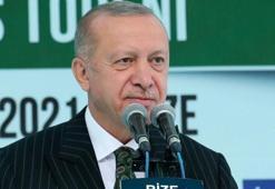 İyidere - İkizdere yolu açıldı! Cumhurbaşkanı Erdoğan: Siz bu milletin önünü kesemeyeceksiniz