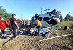 Tekirdağ’ın Ergene ilçesinde tren minibüse çarptı, çok sayıda ölü var...