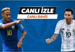 Brezilya - Arjantin Tek Maç, Canlı Bahis ve Canlı İzle seçenekleriyle Misli.com’da