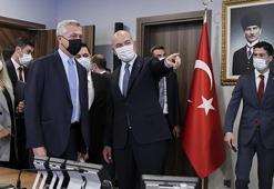 Bakan Soylu, Birleşmiş Milletler Mülteciler Yüksek Komiseri Grandi ile görüştü