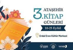 Ataşehir 3. kitap günleri başlıyor
