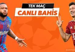 Barcelona - Bayern maçı Tek Maç ve Canlı Bahis seçenekleriyle Misli.com’da