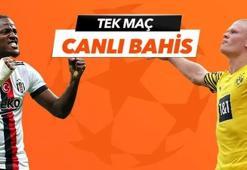 Beşiktaş - Borussia Dortmund maçı Tek Maç ve Canlı Bahis seçenekleriyle Misli.com’da