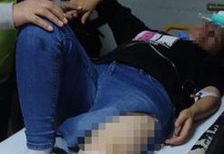 Husumetlilerine ateş açıp yoldan geçen kadını vurdular!