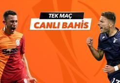 Galatasaray - Lazio maçı Tek Maç ve Canlı Bahis seçenekleriyle Misli.com’da